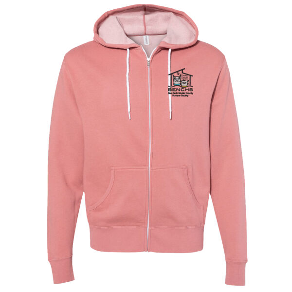 Independent Trading Co. - Unisex Lightweight Full-Zip Hooded Sweatshirt - Embroidered Logo Thumbnail