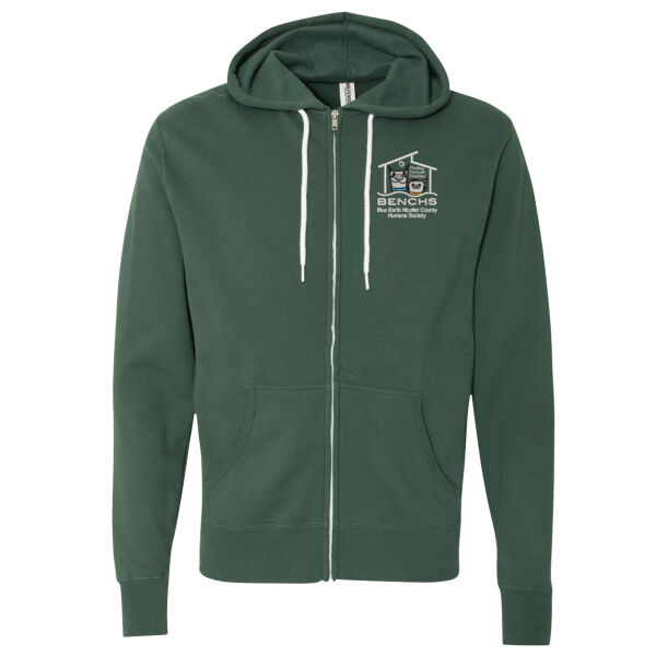Independent Trading Co. - Unisex Lightweight Full-Zip Hooded Sweatshirt - Embroidered Logo Thumbnail