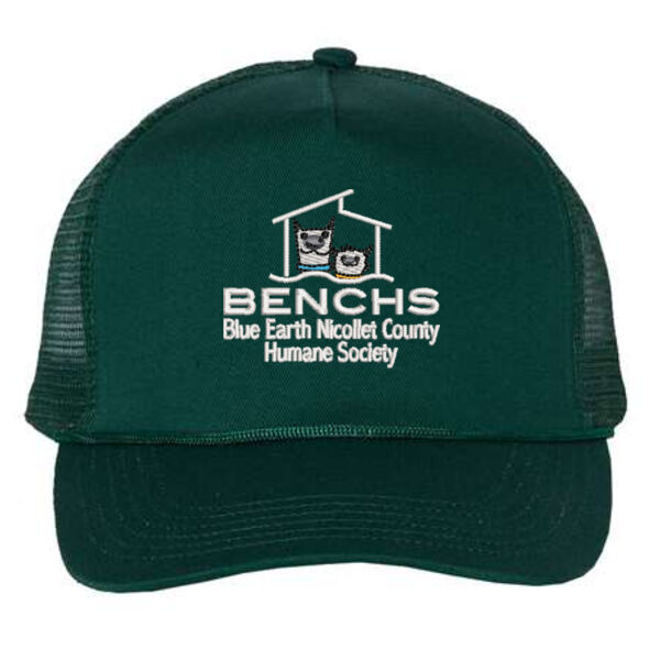 Valucap - Five-Panel Mesh-Back Trucker Cap - Embroidered Logo Thumbnail