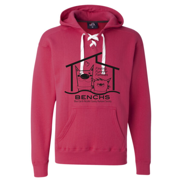 J. America - Sport Lace Hooded Sweatshirt - Printed Logo Thumbnail