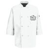 Button Chef Coat with Thermometer Pocket Thumbnail