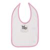 Infant Contrast Trim Premium Jersey Bib Thumbnail