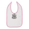 Infant Contrast Trim Premium Jersey Bib Thumbnail